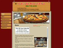 Tablet Screenshot of natalespizzanj.com